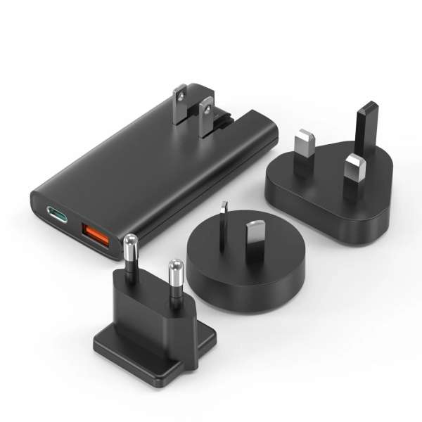 Choetech PD6011 67W Dual-Port Portable GaN Adapter Black