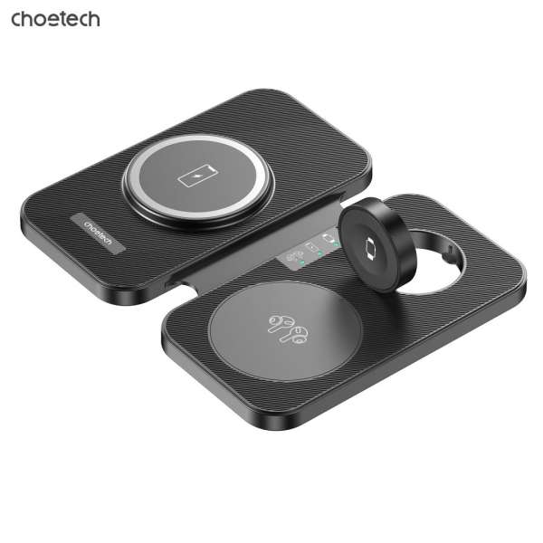 Choetech T616-F 3in1 Wireless Charger Black