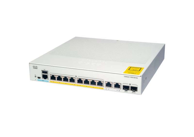 Cisco Catalyst 1000 8-Port GE Poe PS 2X1G SFP Switch