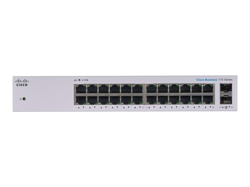 Cisco CBS110-24T 24-port Business 110 Series Unmanaged Switch