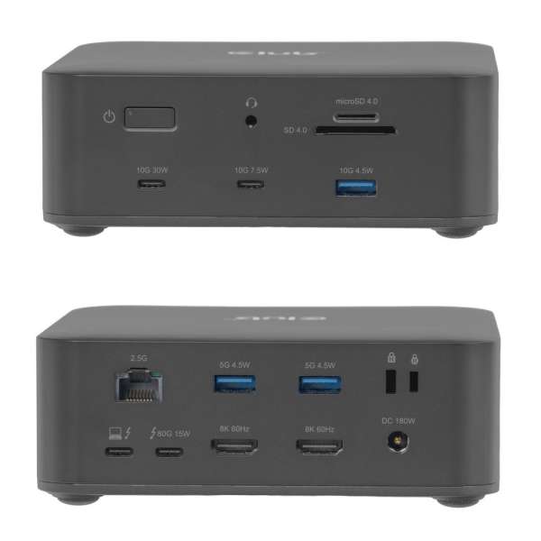 Club3D 13-1 Thunderbolt 5 Docking Station M.2 SSD 2x HDMI 8K60Hz Thunderbolt Share Certified 180W