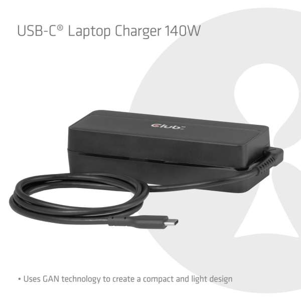 Club3D CAC-1932 28V / 5A 140W Type-C univerzális hálózati notebook töltő