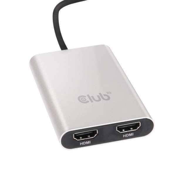 Club3D Thunderbolt 3 to Dual HDMI 2.0 4K60Hz UHD Adapter