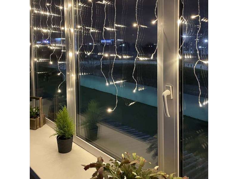 ColorWay garland Fringe Garland 3mx0.6m 100LED USB warm white