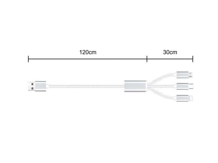 Conceptronic 2-Port 33W USB Charger White