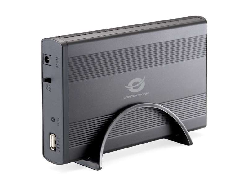 Conceptronic 3,5" USB 2.0 SATAIII HDD Enclosure Black