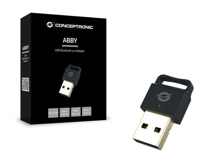 Conceptronic ABBY06B Bluetooth 5.0 USB Adapter Black