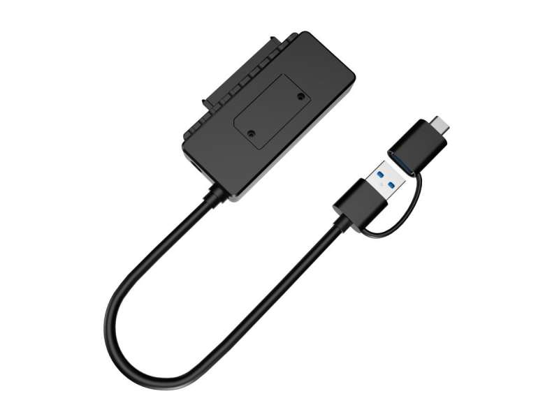 Conceptronic ABBY21B USB to SATA 3.0 Adapter with Power Adapter 2.5"/3.5" SATA HDD/SSD