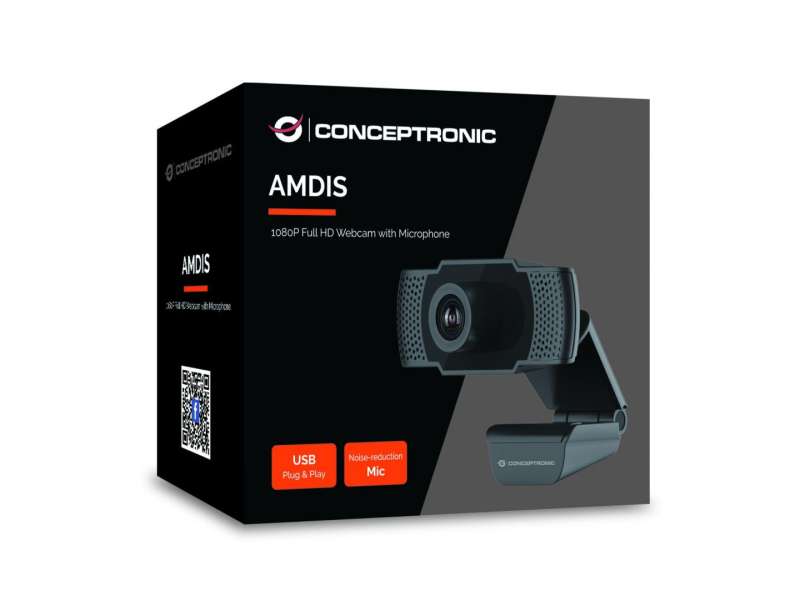 Conceptronic AMDIS01B Webkamera Black