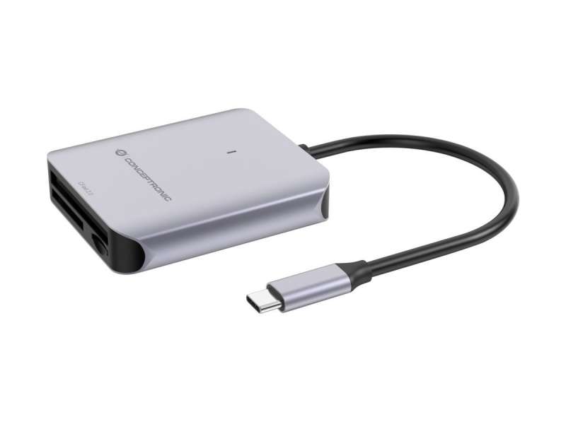 Conceptronic BIAN09G 3-in-1 Card Reader Grey