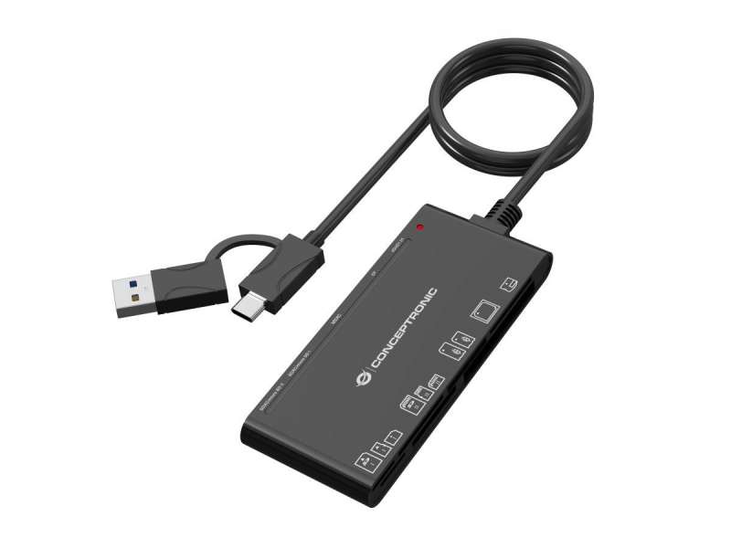 Conceptronic BIAN10B 7-in-1 Card Reader Black