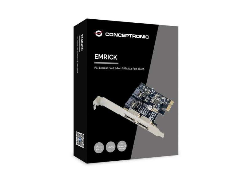 Conceptronic CSATA600EXI 4-Port SATA eSATA PCIe Card