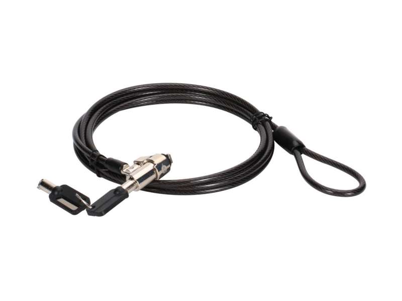 Conceptronic CUSTODIO02BS Keyed Laptop Lock 1,8m Black