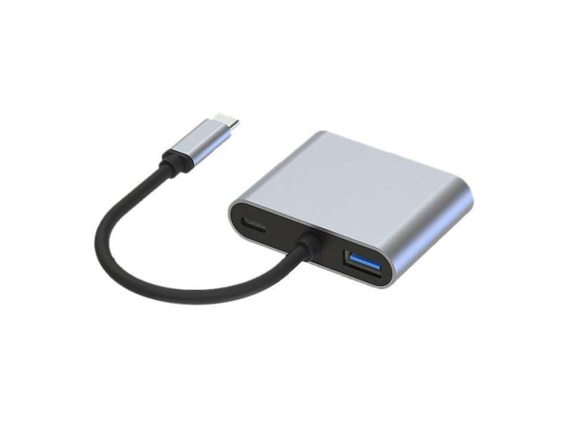 Conceptronic DONN16G 4in1 USB3.2 Gen 1 Docking Station Grey