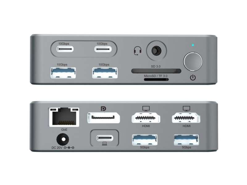 Conceptronic DONN25G 15-in-1 DisplayLink Docking Station