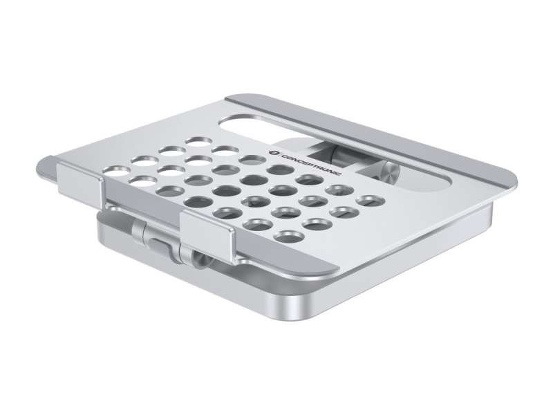 Conceptronic DONN26G Tablet Stand with 8-in-1 USB 3.2 Gen 1 Docking Station