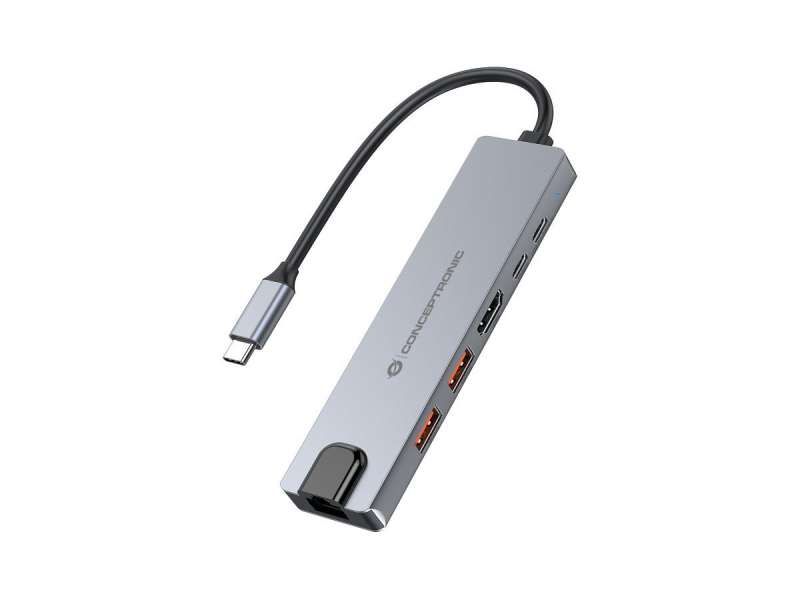 Conceptronic DONN29G 6-in-1 USB 3.2 Gen 2 Docking Station