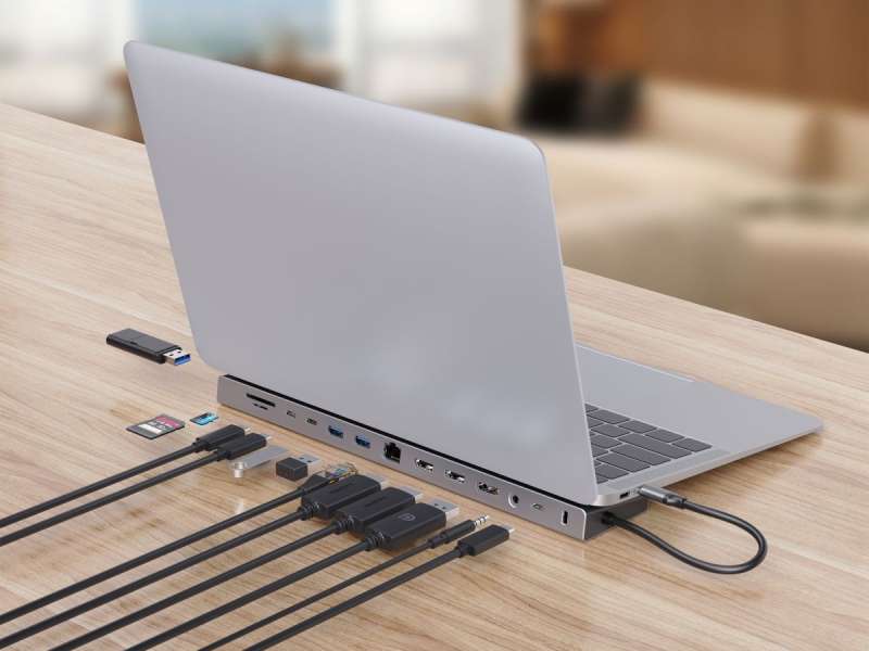 Conceptronic DONN32B 14-in-1 USB 3.2 Gen 1 Docking Station