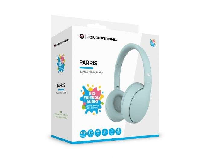 Conceptronic PARRIS04B Bluetooth Kids Headset Blue
