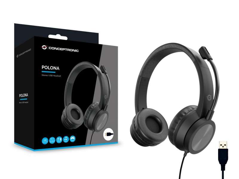 Conceptronic Polona Headset Black