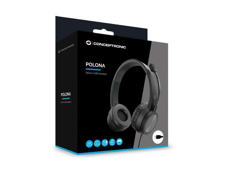 Conceptronic Polona Headset Black