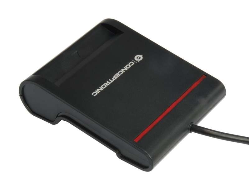 Conceptronic SCR01B Smart ID Card Reader Black