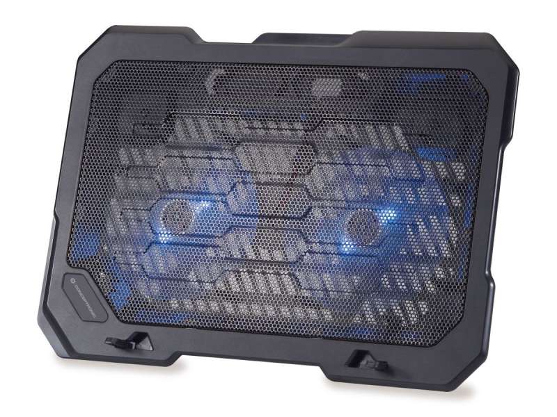 Conceptronic THANA01B 2 ventilátoros laptop hűtőpad Black