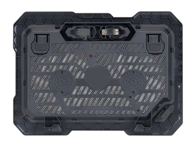 Conceptronic THANA01B 2 ventilátoros laptop hűtőpad Black