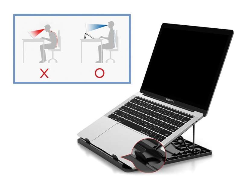 Conceptronic THANA03B ERGO laptop hűtőpad Black