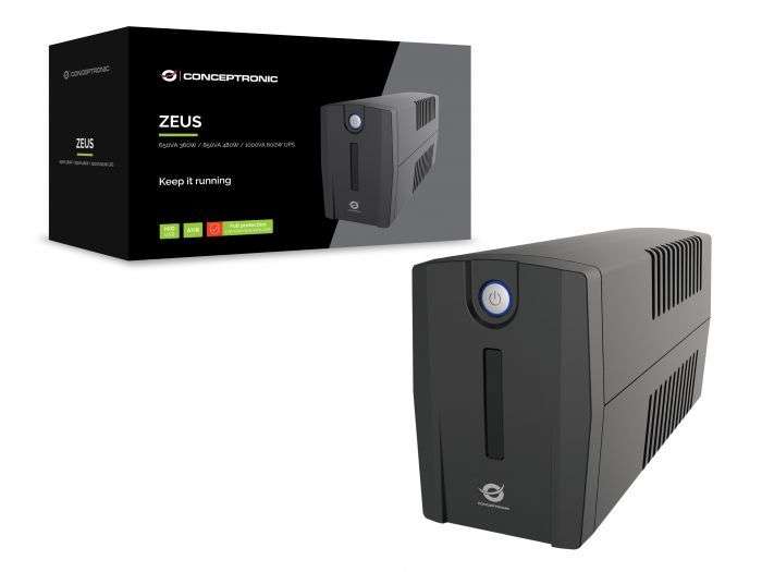 Conceptronic ZEUS07E 1000VA 600W UPS