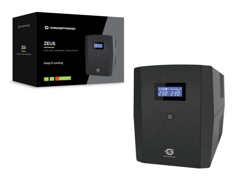 Conceptronic ZEUS08E 1500VA 900W UPS