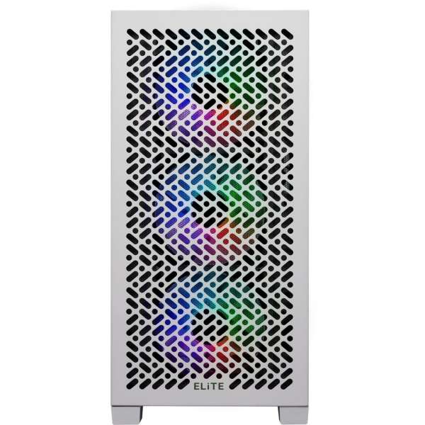 Cooler Master Elite 302 Tempered Glass White