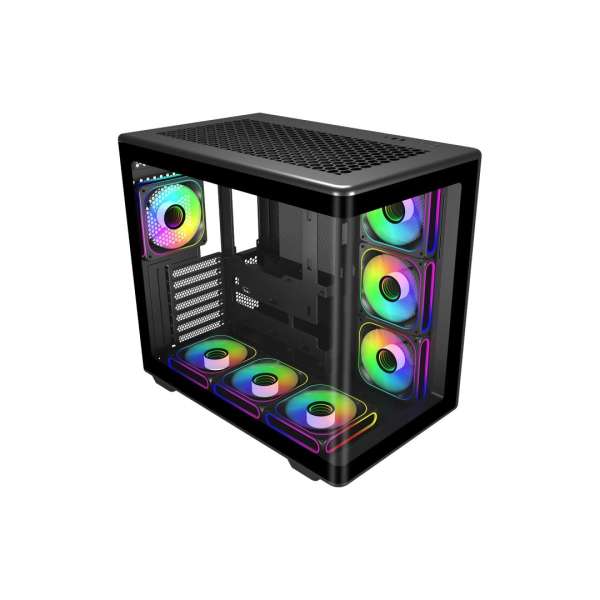 Cooler Master Elite 600 Tempered Glass Black