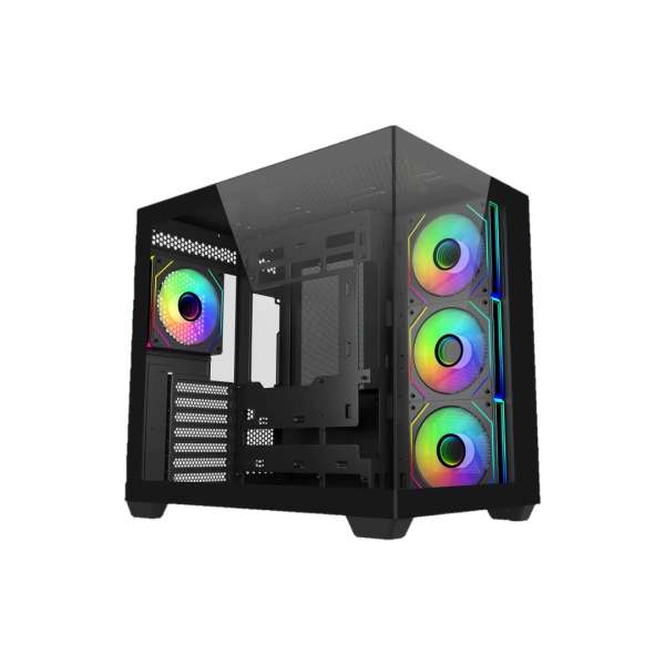 Cooler Master Elite 681 Tempered Glass Black