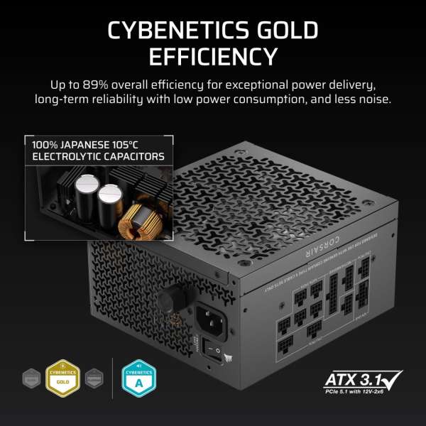 Corsair 1000W 80+ Gold RM1000x Shift