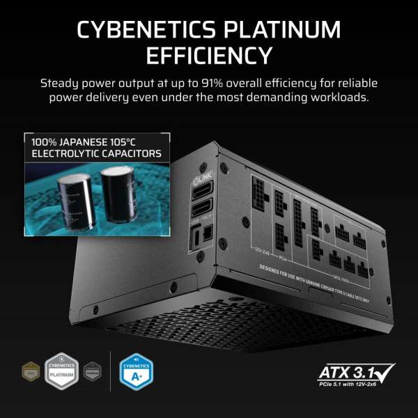 Corsair 1000W 80+ Platinum HX1000i SHIFT