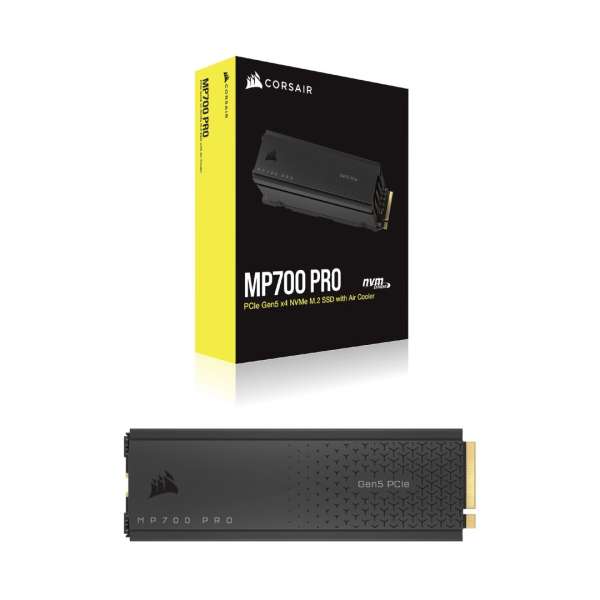 Corsair 1TB M.2 2280 NVMe MP700 PRO with Air Cooler