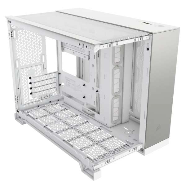 Corsair 2500X Tempered Glass White/Satin Gray Alloy