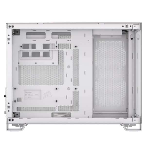 Corsair 2500X Tempered Glass White/Satin Gray Alloy