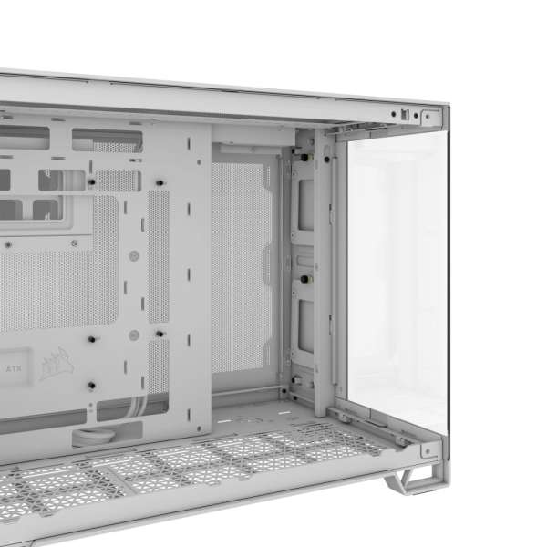 Corsair 2500X Tempered Glass White