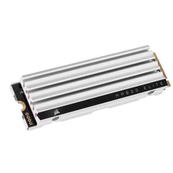 Corsair 2TB M.2 2280 NVMe MP600 Elite with Heatsink White