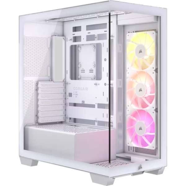 Corsair 3500X ARGB Tempered Glass White