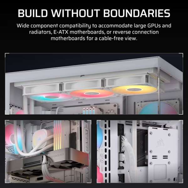 Corsair 3500X RS-R ARGB Tempered Glass White