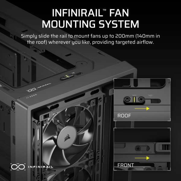 Corsair 4000D RS Tempered Glass Black/Walnut