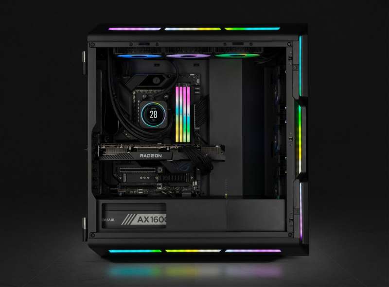 Corsair 64GB DDR5 5600MHz Kit(4x16GB) Vengeance RGB AMD Expo Black
