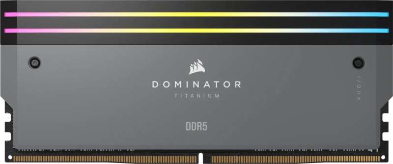 Corsair 64GB DDR5 6000MHz Kit(2x32GB) Dominator Titanium RGB Black