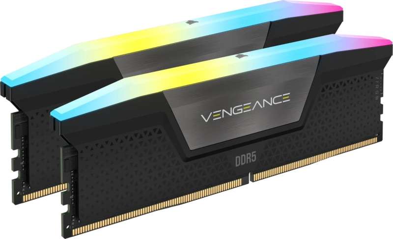 Corsair 64GB DDR5 6000MHz Kit(2x32GB) Vengeance RGB Black