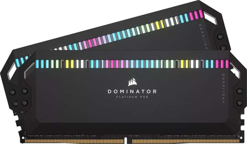 Corsair 64GB DDR5 6600MHz Kit(2x32GB) Dominator Platinum RGB Black