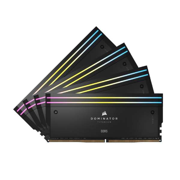 Corsair 64GB DDR5 6400MHz Kit(4x16GB) Dominator Titanium RGB