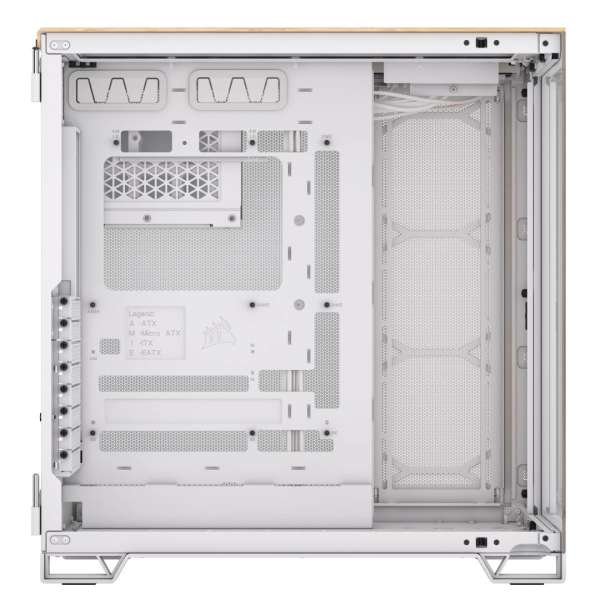 Corsair 6500X Tempered Glass White/Bamboo